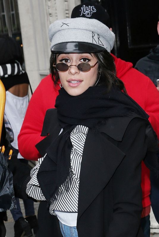 CAMILA CABELLO Leaves BBC Radio in London 01/19/2017