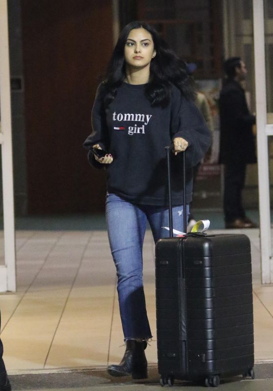 CAMILA MENDES Arrives in Vancouver to Film Riverdale 10/01/2017