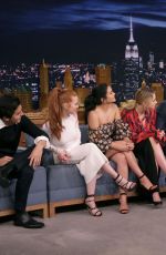 CAMILA MENDES, LILI REINHART and MADELAINE PETSCH at Tonight Show Starring Jimmy Fallon in New York 10/03/2017
