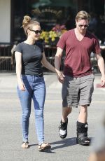 CAMILLA LUDDINGTON and Matthew Alan Out and About in Los Angeles 10/13/2017