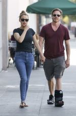 CAMILLA LUDDINGTON and Matthew Alan Out and About in Los Angeles 10/13/2017