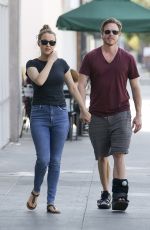 CAMILLA LUDDINGTON and Matthew Alan Out and About in Los Angeles 10/13/2017