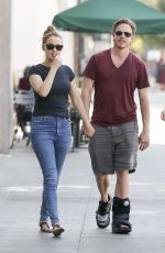 CAMILLA LUDDINGTON and Matthew Alan Out and About in Los Angeles 10/13/2017
