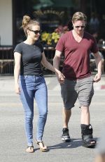 CAMILLA LUDDINGTON and Matthew Alan Out and About in Los Angeles 10/13/2017