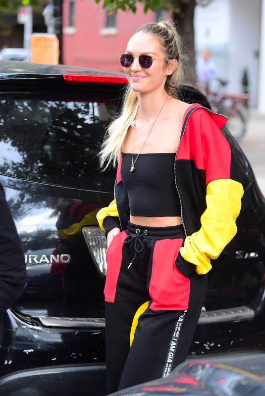 CANDICE SWANEPOEL Out and About in New York 10/25/2017