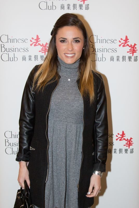 CAPUCINE ANAV at Chinese Business Club France-China Official Lunch in Paris 10/11/2017