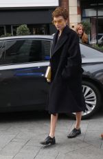 CARA DELEVINGNE Arrives at Global Radio in London 10/04/2017