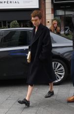 CARA DELEVINGNE Arrives at Global Radio in London 10/04/2017