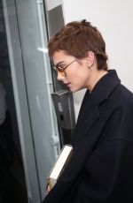 CARA DELEVINGNE Arrives at Global Radio in London 10/04/2017