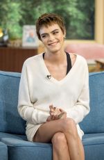 CARA DELEVINGNE at This Morning Show in London 10/09/2017