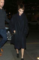 CARA DELEVINGNE Leaves Her Book Signing at Waterstones in London 10/04/2017