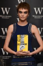 CARA DELEVINGNE Signing Her Book Mirror, Mirror at Waterstones Piccadilly in London 10/04/2017