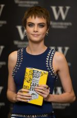 CARA DELEVINGNE Signing Her Book Mirror, Mirror at Waterstones Piccadilly in London 10/04/2017