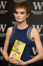 CARA DELEVINGNE Signing Her Book Mirror, Mirror at Waterstones Piccadilly in London 10/04/2017