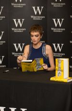 CARA DELEVINGNE Signing Her Book Mirror, Mirror at Waterstones Piccadilly in London 10/04/2017