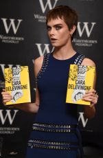 CARA DELEVINGNE Signing Her Book Mirror, Mirror at Waterstones Piccadilly in London 10/04/2017