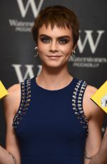 CARA DELEVINGNE Signing Her Book Mirror, Mirror at Waterstones Piccadilly in London 10/04/2017