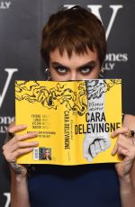 CARA DELEVINGNE Signing Her Book Mirror, Mirror at Waterstones Piccadilly in London 10/04/2017