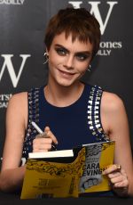 CARA DELEVINGNE Signing Her Book Mirror, Mirror at Waterstones Piccadilly in London 10/04/2017