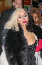 CARDI B Arrives at a Halloween Party in New York 10/30/2017
