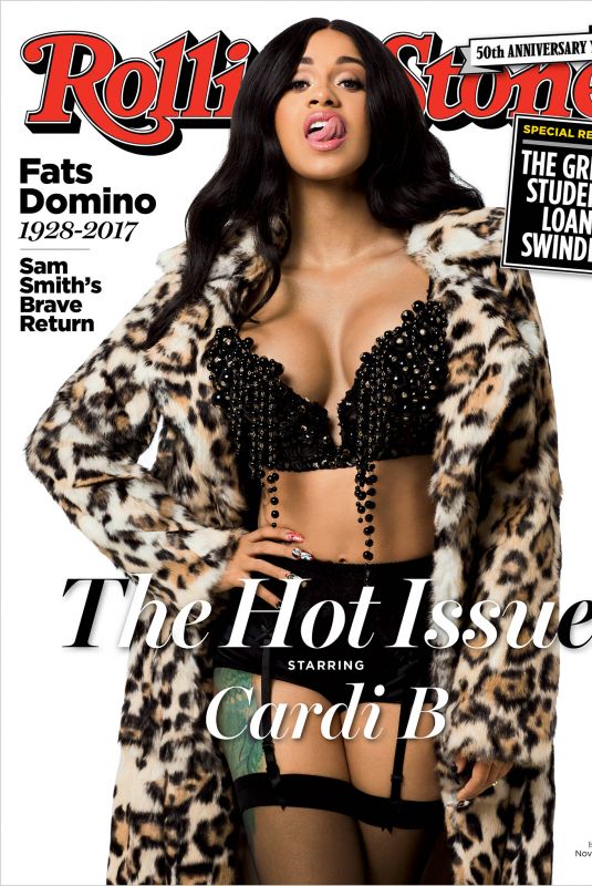 CARDI B in Rolling Stone Magazine, November 2017 Issue