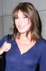 CARLA BRUNI Arrives at Today Show in New York 10/10/2017