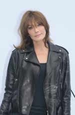 CARLA BRUNI at Valentino Fashion Show in Paris 10/01/2017