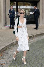 CAROLINE DAUR at Miu Miu Fashion Show in Paris 10/03/2017