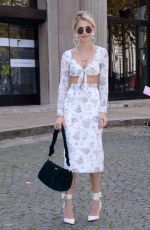 CAROLINE DAUR at Miu Miu Fashion Show in Paris 10/03/2017