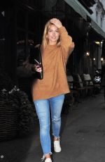CAROLINE RECEVEUR at Ivy Chelsea Garden Restaurant in London 10/17/2017
