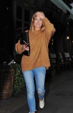 CAROLINE RECEVEUR at Ivy Chelsea Garden Restaurant in London 10/17/2017