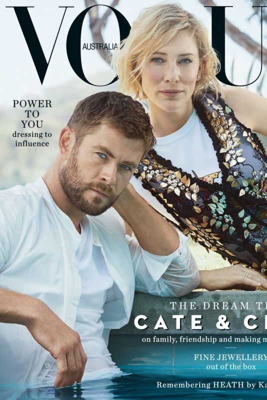 CATE BLANCHERR and Chris Hemsworth for Vogue Magazine, Australia November 2017