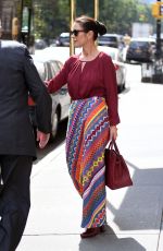 CATHERINE ZETA JONES Leaves Her Apartment in New York 10/05/2017