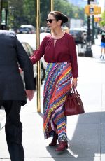 CATHERINE ZETA JONES Leaves Her Apartment in New York 10/05/2017