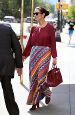 CATHERINE ZETA JONES Leaves Her Apartment in New York 10/05/2017