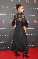 CHANDLER KINNEY at Jigsaw Premiere in Los Angeles 10/25/2017