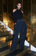 CHANEL IMAN at Forward by Elyse Walker Dinner with Grlfrnd Denim in Paris 09/30/2017