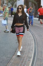 CHANTEL JEFFRIES Out Shopping at The Grove in Hollywood 10/27/2017