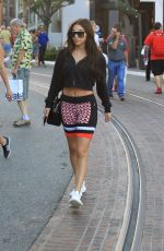 CHANTEL JEFFRIES Out Shopping at The Grove in Hollywood 10/27/2017