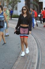 CHANTEL JEFFRIES Out Shopping at The Grove in Hollywood 10/27/2017