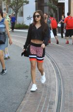 CHANTEL JEFFRIES Out Shopping at The Grove in Hollywood 10/27/2017