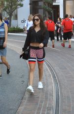 CHANTEL JEFFRIES Out Shopping at The Grove in Hollywood 10/27/2017