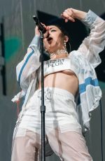 CHARLI XCX Performs at a Concert in Orlando 10/21/2017