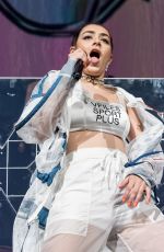 CHARLI XCX Performs at a Concert in Orlando 10/21/2017