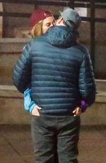 CHARLIZE THERON and Seth Rogen on the Set of  Flarsky in Montreal 10/27/2017