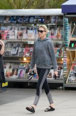 CHARLIZE THERON Heading to a Gym in Los Angeles 10/30/2017