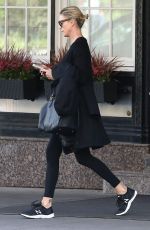 CHARLIZE THERON Leaves Her Hotel in Montreal 10/23/2017
