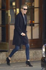 CHARLIZE THERON Leaves Her Hotel in Montreal 10/26/2017
