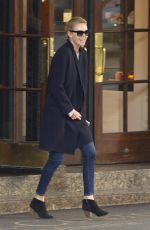 CHARLIZE THERON Leaves Her Hotel in Montreal 10/26/2017