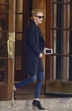 CHARLIZE THERON Leaves Her Hotel in Montreal 10/26/2017